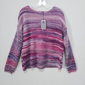 NWT Elsamanda Anthropology Alpaca Wool Sweater Purple Pink Size M